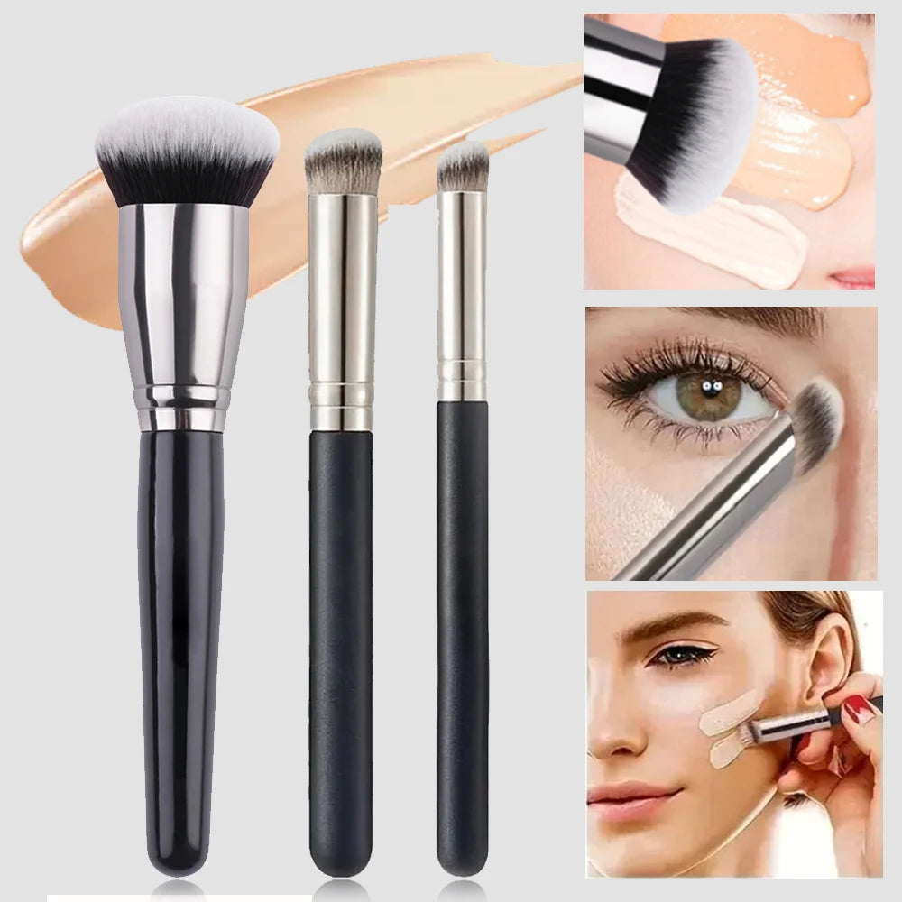 Premium Foundation & Concealer Brush – Dense Face Brush for Flawless Blending