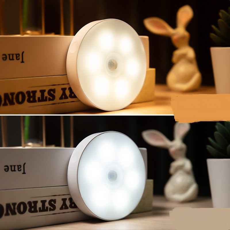 USB Rechargeable Motion Sensor LED Puck Light