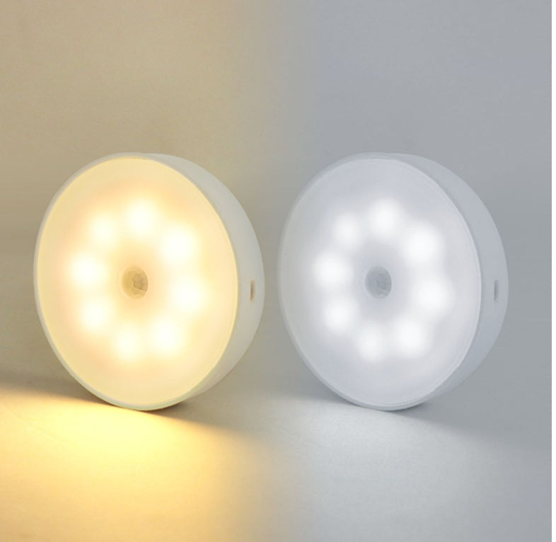 USB Rechargeable Motion Sensor LED Puck Light