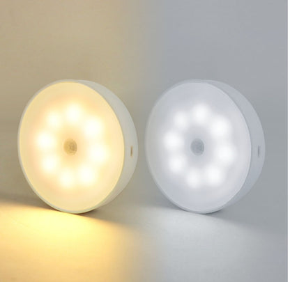 USB Rechargeable Motion Sensor LED Puck Light