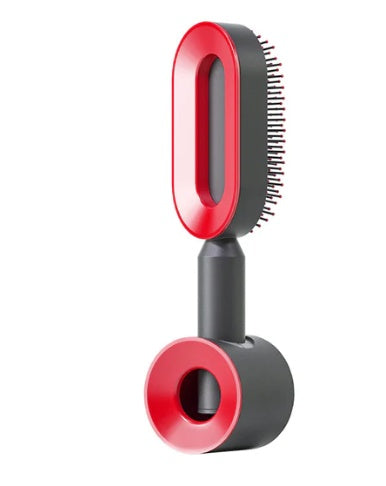 One-Click Self Cleaning Hair Brush