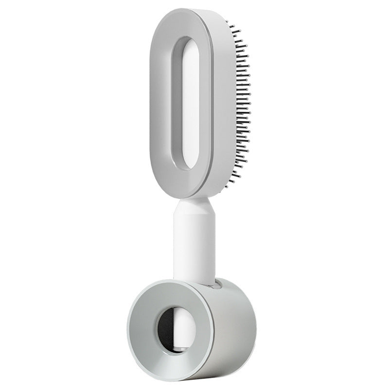 One-Click Self Cleaning Hair Brush