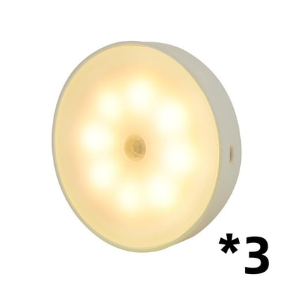 USB Rechargeable Motion Sensor LED Puck Light