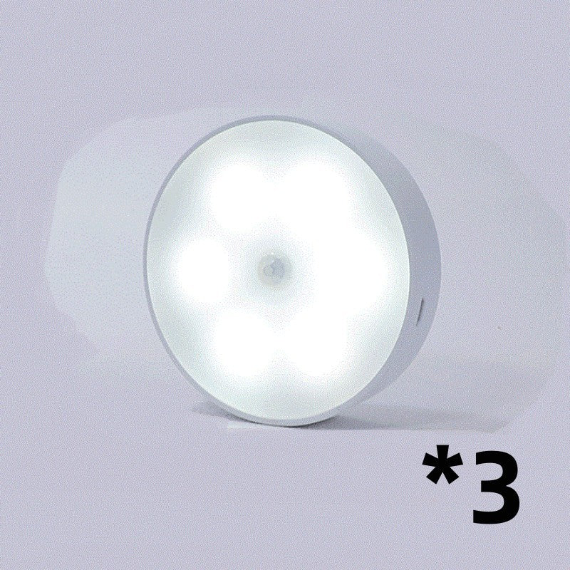 USB Rechargeable Motion Sensor LED Puck Light