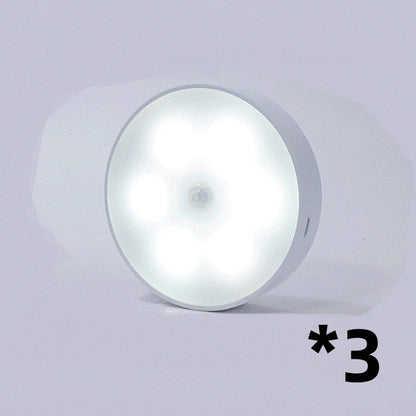 USB Rechargeable Motion Sensor LED Puck Light