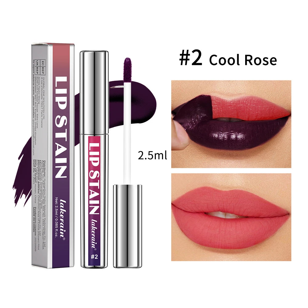 Korean Matte Peel-Off Lip Tint – Long-Lasting Waterproof Liquid Lipstick