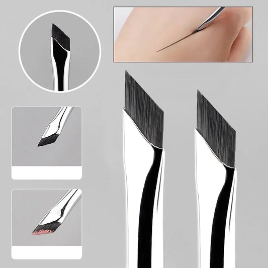 2/5-Pc Eyeliner & Eyebrow Brush Set – Ultra Thin Precise Detail Brushes