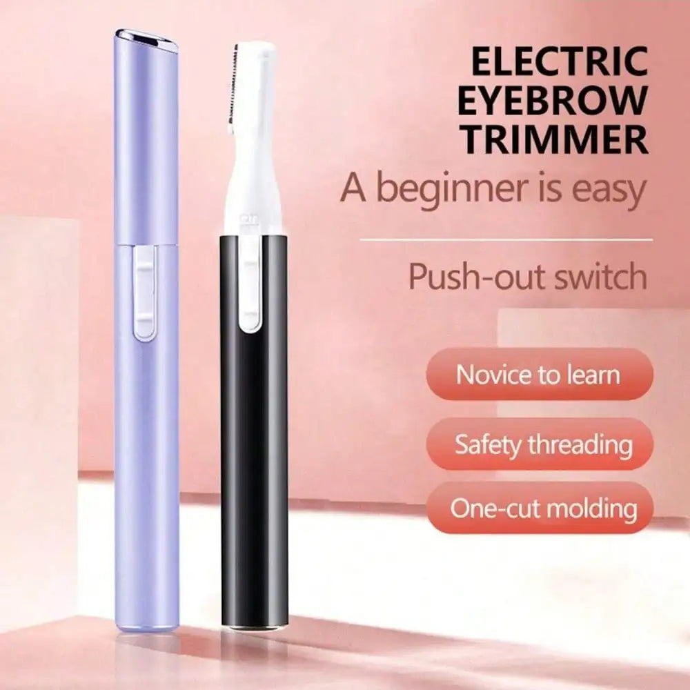 Electric/Battery Eyebrow Trimmer – Women’s Hair Removal Grooming Tool
