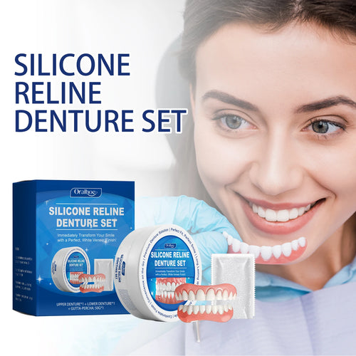 Soft Silicone Upper & Lower Dental Veneers (Whitening Fit)