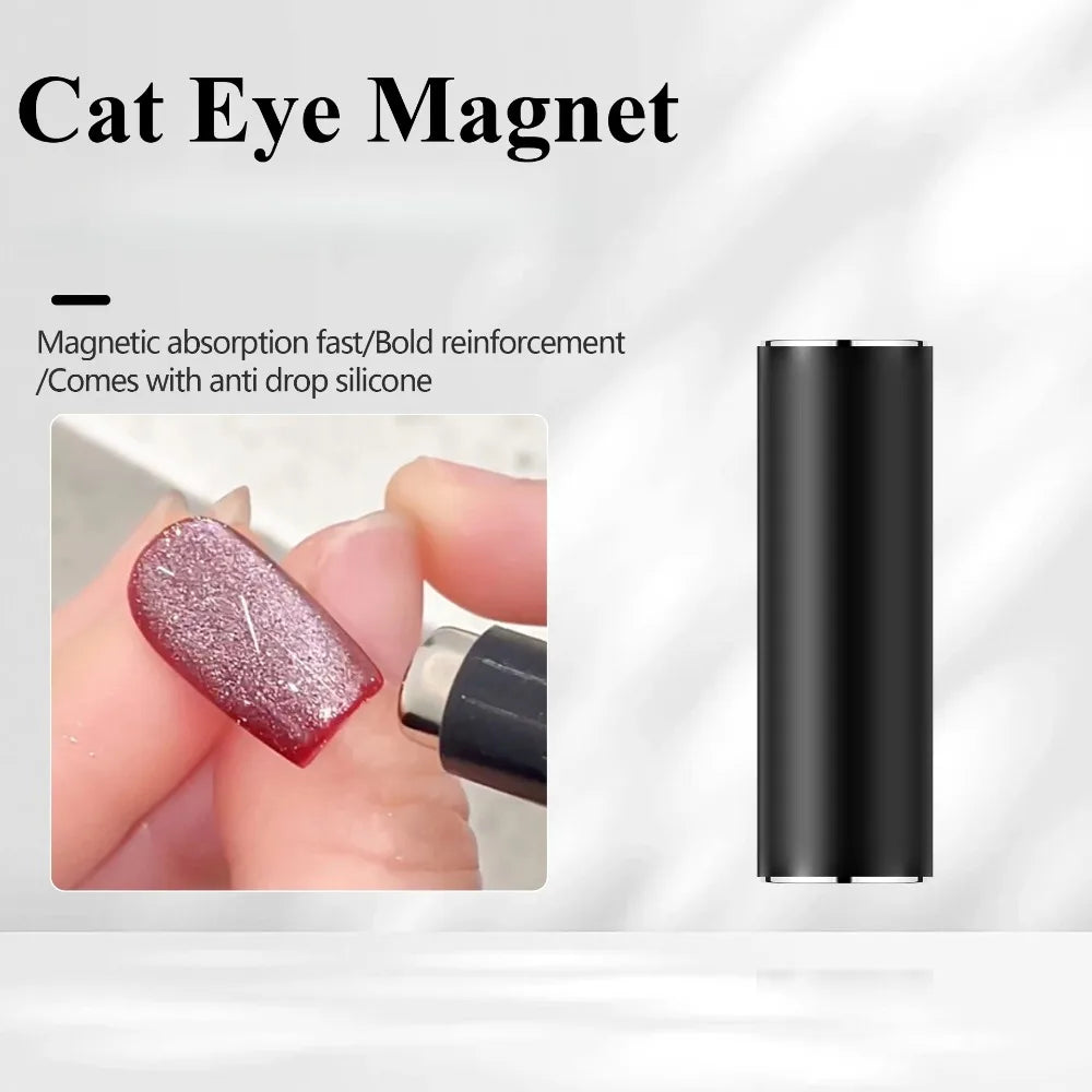 3D Double-Headed Cat Eye Nail Art Set – Magnetic Gel Polish Tools