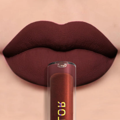 19-Color Matte Velvet Liquid Lipstick – Waterproof Nude to Red Lip Tint