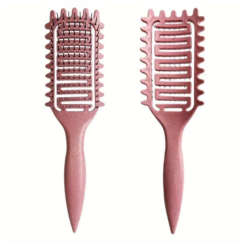 Curl Defining Detangling Hair Brush – Wet & Curly Hair Comb