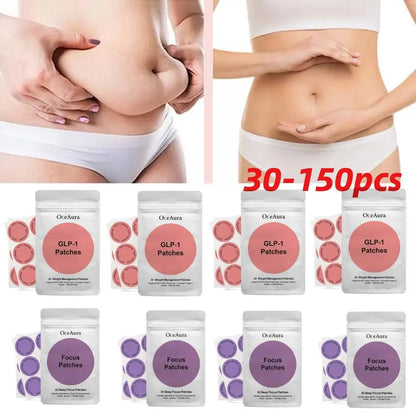 Slimming Support Body Patches – Long-Lasting & Gentle Care (30–150 PCS)