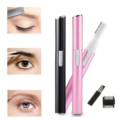 Electric/Battery Eyebrow Trimmer – Women’s Hair Removal Grooming Tool