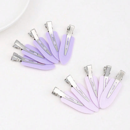 10pcs Seamless No-Bend Hair Clips – Side Bangs & Makeup Hairpins