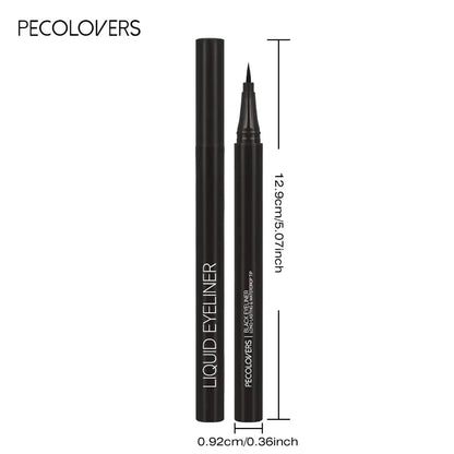 5-Piece Waterproof Liquid Eyeliner Pen Set – Ultra-Fine Black Tip