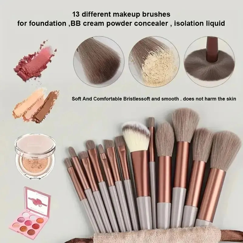 Professional Makeup Brush Set – Soft Fluffy Face & Eye Tools