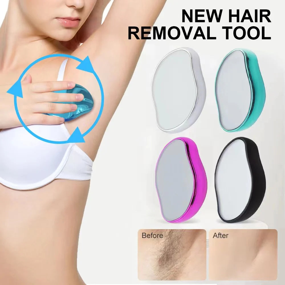 Crystal Hair Eraser – Safe & Reusable Body Hair Removal Tool