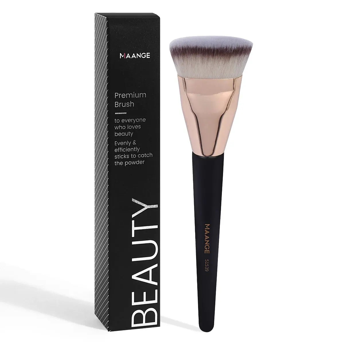 MAANGE Flat Foundation & Blush Brush – Skin-Friendly Makeup Tool
