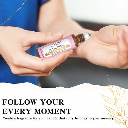 EUQEE 10ml Roll-On Fragrance Oil – Long-Lasting Unisex Scent