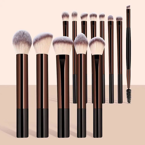 13-Piece Makeup Brush Set – Foundation, Eyeshadow & Blending Tools