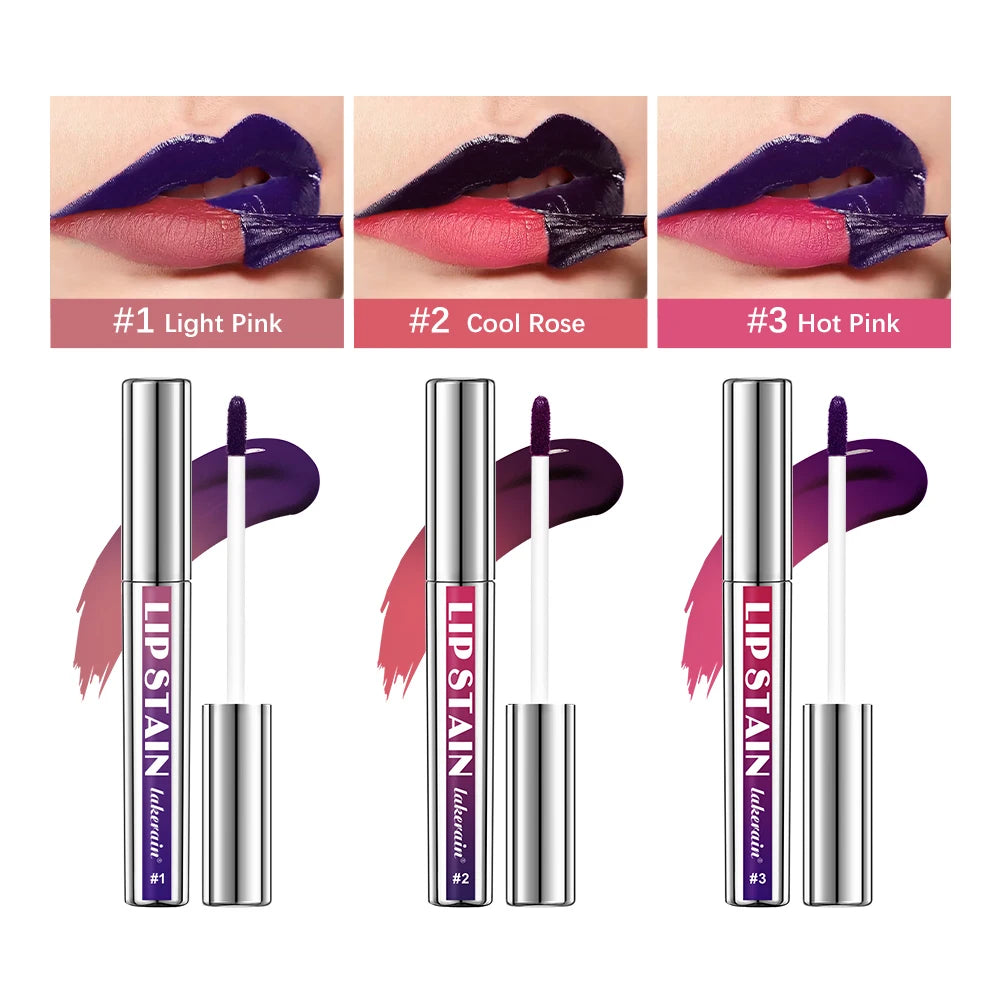 Korean Matte Peel-Off Lip Tint – Long-Lasting Waterproof Liquid Lipstick