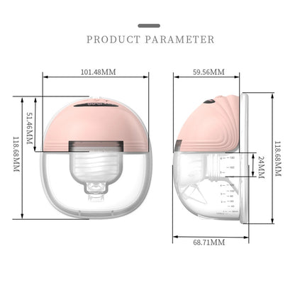 Hands-Free Wearable Breast Pump – Silent & BPA-Free