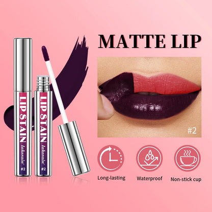 Korean Matte Peel-Off Lip Tint – Long-Lasting Waterproof Liquid Lipstick