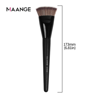 MAANGE Flat Foundation & Blush Brush – Skin-Friendly Makeup Tool