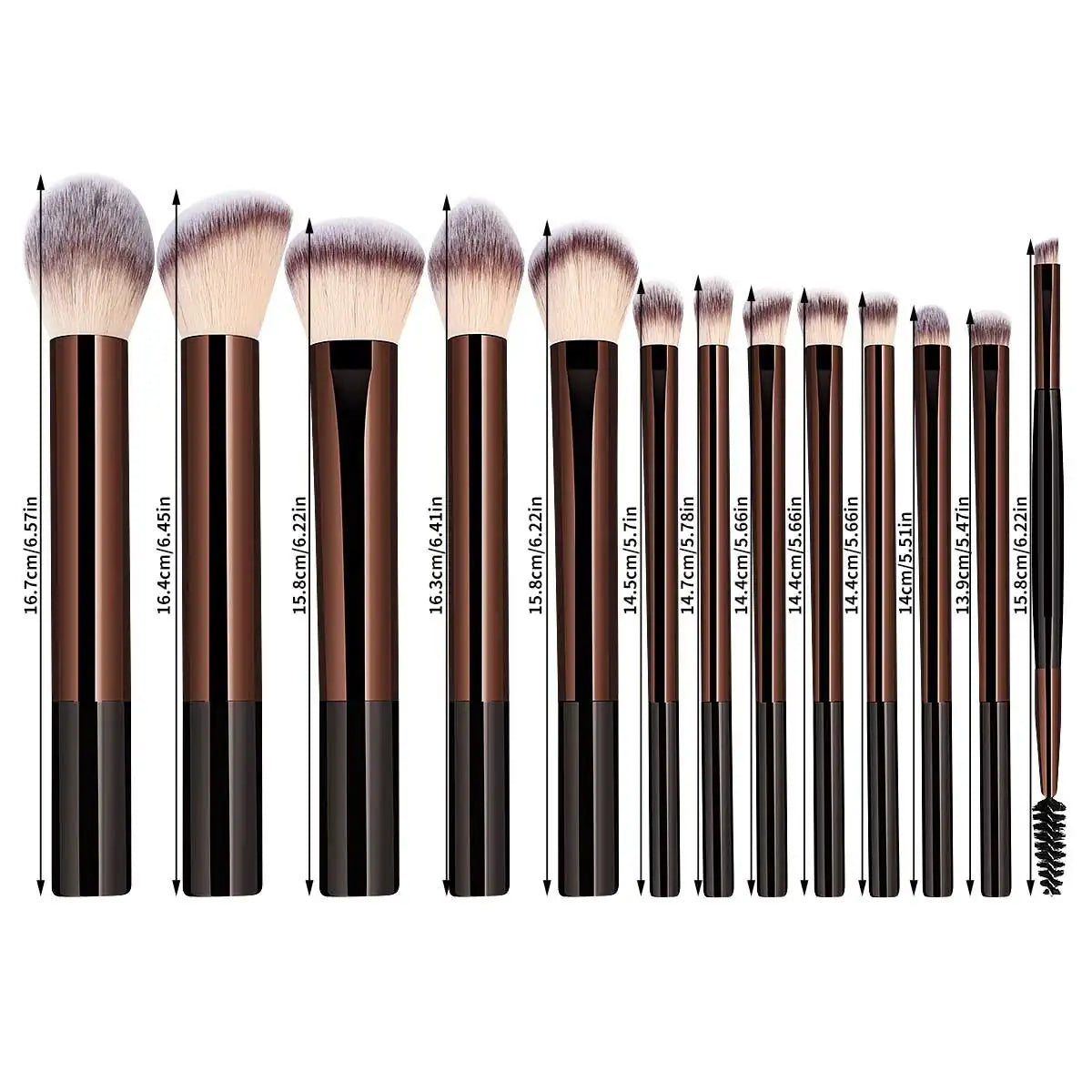 13-Piece Makeup Brush Set – Foundation, Eyeshadow & Blending Tools