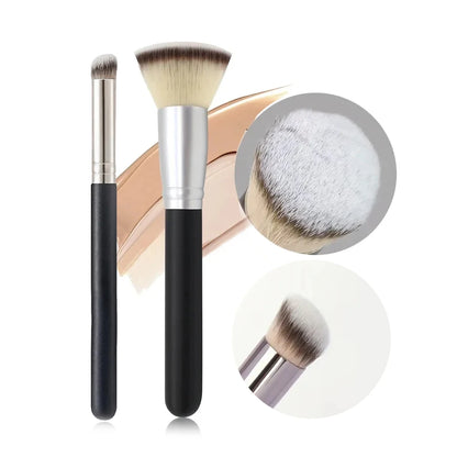 Premium Foundation & Concealer Brush – Dense Face Brush for Flawless Blending