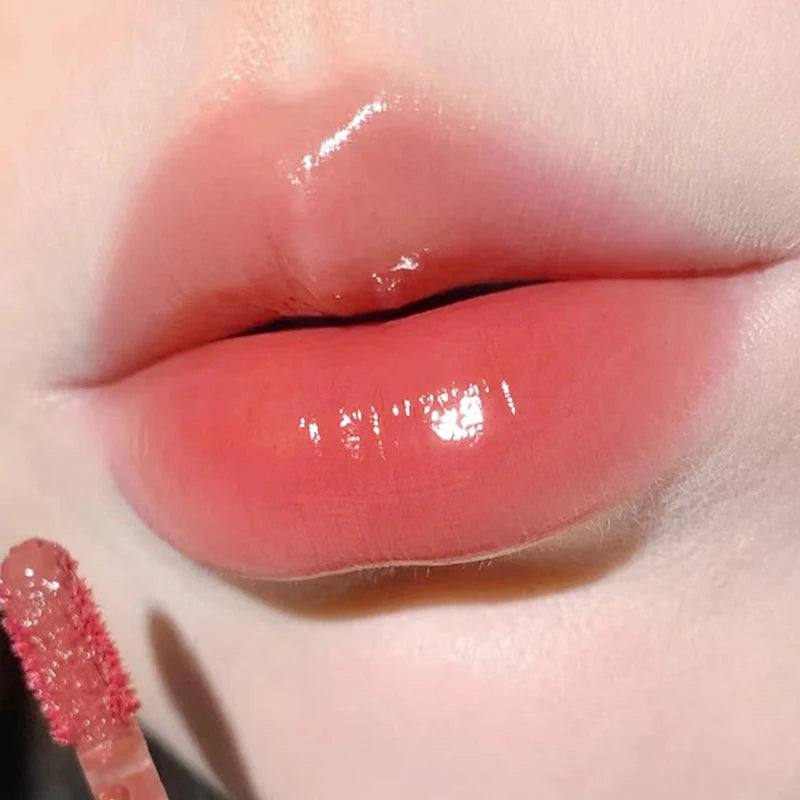 HERORANGE Glass-Like Lip Lacquer – Long-Lasting Mirror Shine