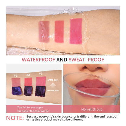 Korean Matte Peel-Off Lip Tint – Long-Lasting Waterproof Liquid Lipstick