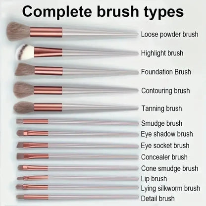 Professional Makeup Brush Set – Soft Fluffy Face & Eye Tools