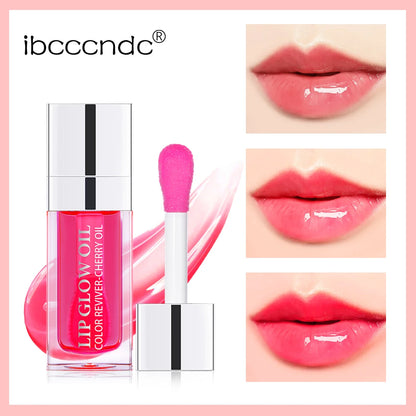 Moisturizing Lip Oil Gloss – Plumping & Hydrating Pink Balm