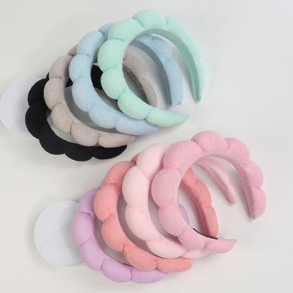3-Pc Microfiber Spa Headbands – Wash Face & Makeup Hairbands