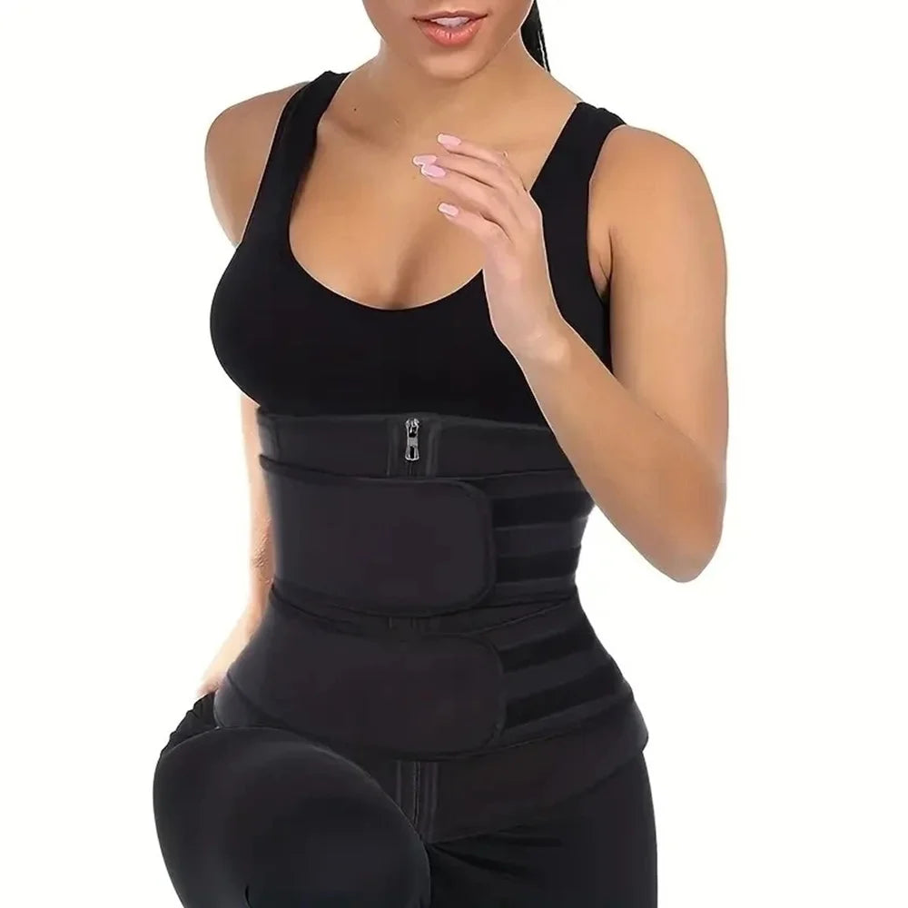 Waist Trainer Slimming Belt – Body Shaper & Fat Burning Cincher