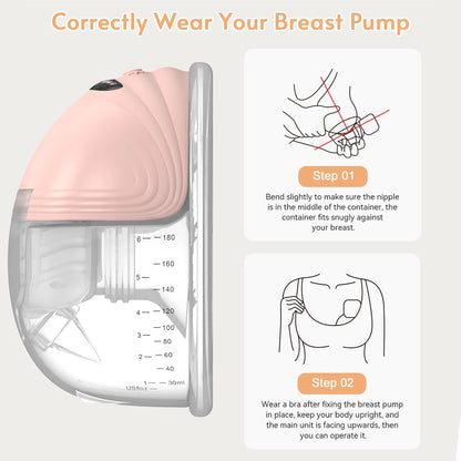 Hands-Free Wearable Breast Pump – Silent & BPA-Free