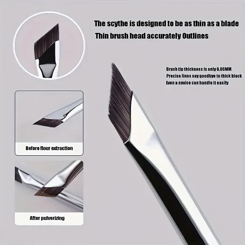 2/5-Pc Eyeliner & Eyebrow Brush Set – Ultra Thin Precise Detail Brushes
