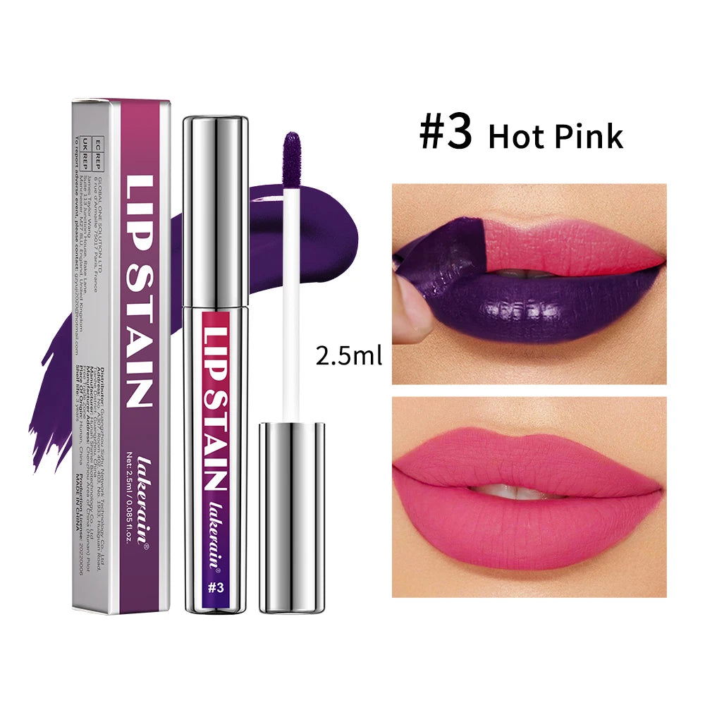 Korean Matte Peel-Off Lip Tint – Long-Lasting Waterproof Liquid Lipstick