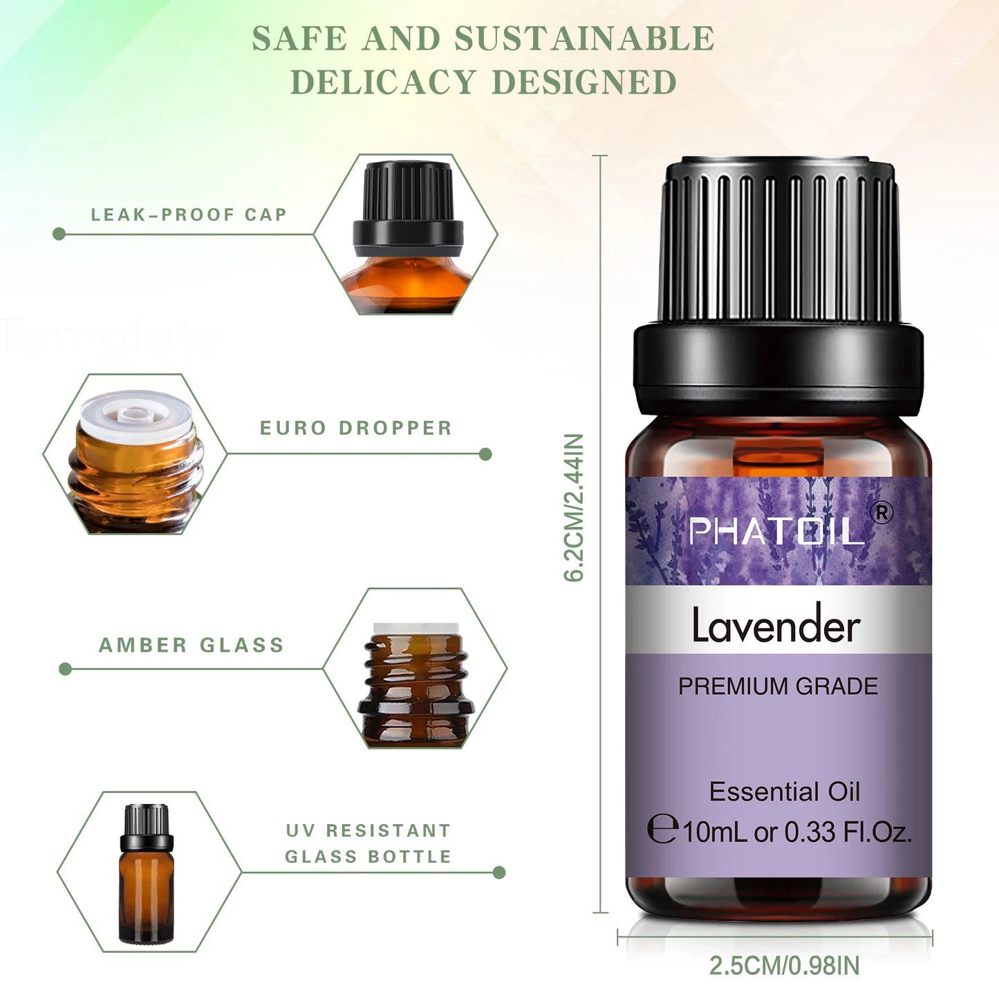 10ml Pure Lavender Essential Oil – Natural Aromatherapy & Skin Care