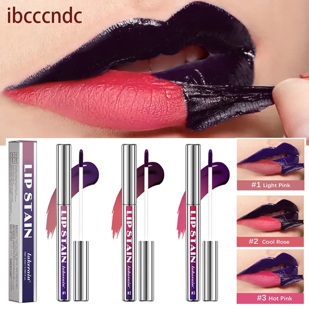 Korean Matte Peel-Off Lip Tint – Long-Lasting Waterproof Liquid Lipstick