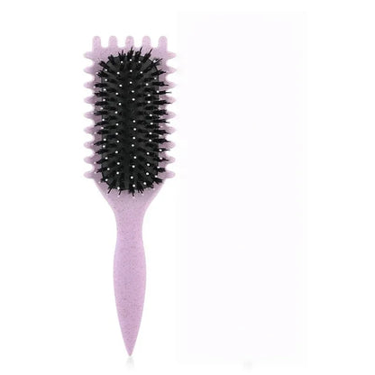 Curly Hair Styling Brush – Salon Curl Defining & Detangling Tool