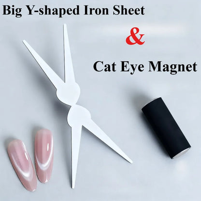 3D Double-Headed Cat Eye Nail Art Set – Magnetic Gel Polish Tools