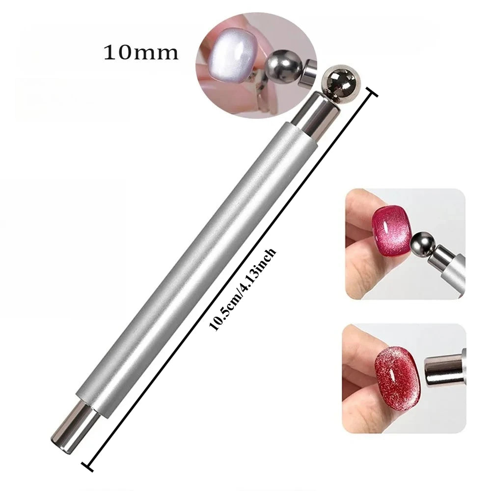 3D Double-Headed Cat Eye Nail Art Set – Magnetic Gel Polish Tools