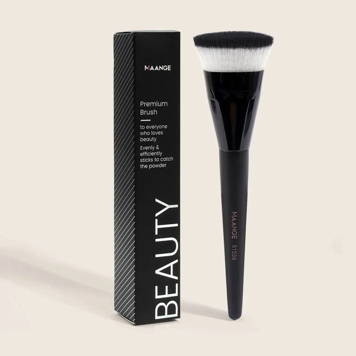 MAANGE Flat Foundation & Blush Brush – Skin-Friendly Makeup Tool