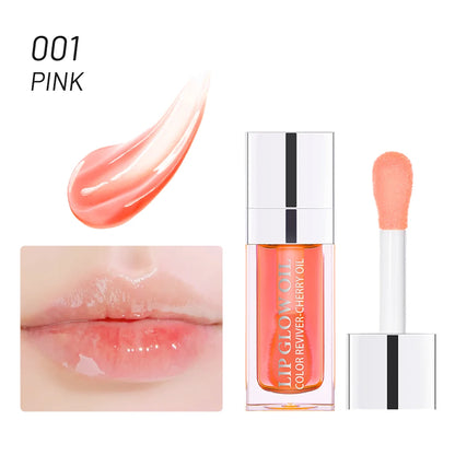 Moisturizing Lip Oil Gloss – Plumping & Hydrating Pink Balm