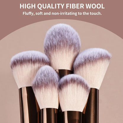 13-Piece Makeup Brush Set – Foundation, Eyeshadow & Blending Tools