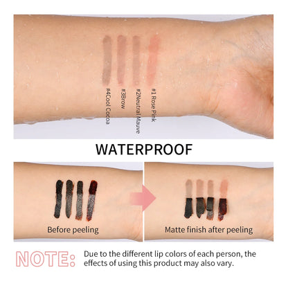 Peel-Off Waterproof Lip Tint – Long-Lasting Matte Lip Liner