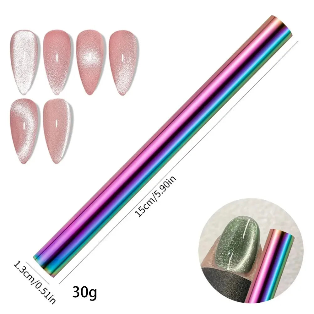 3D Double-Headed Cat Eye Nail Art Set – Magnetic Gel Polish Tools